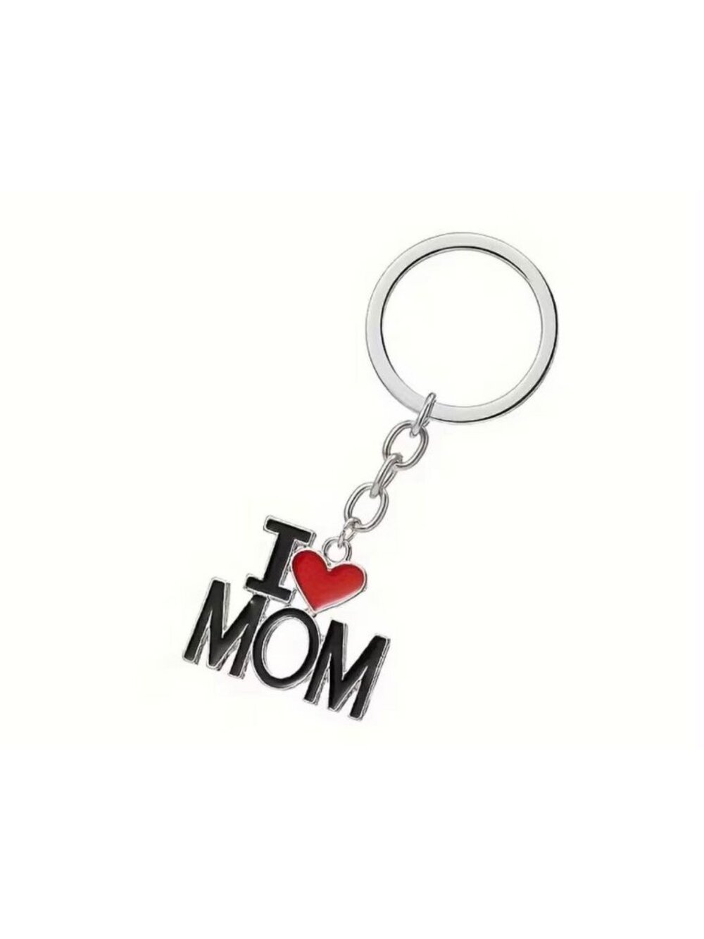 I Love My Mom keychain